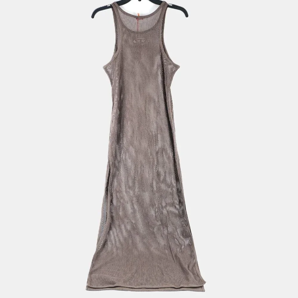 Diesel Jennifer Utlt Mesh Beach Cover Maxi Dress In Brown - Size Medium - NWT - Picture 3 of 11